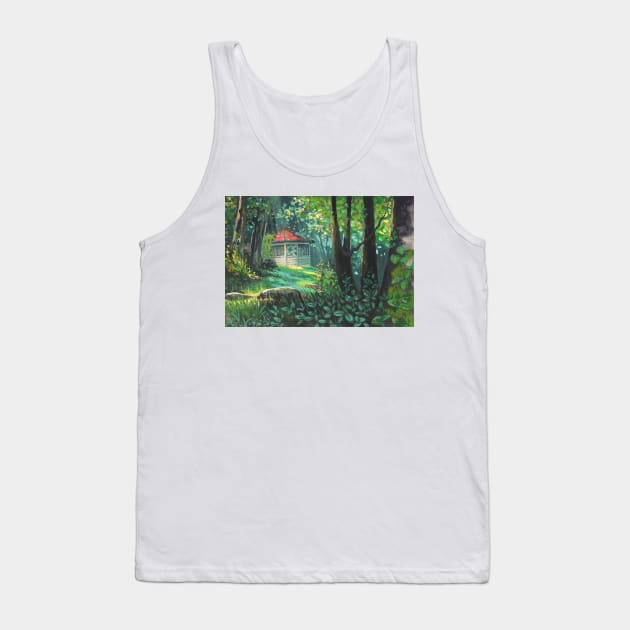 House in the forest Tank Top by MariaCameliaArt